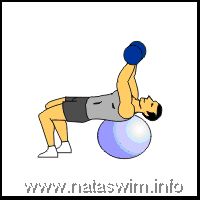 Supine Shoulder Shift with kettlebells