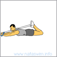 Double leg kick with fitband